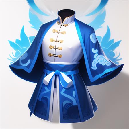 01785-2148687427-a piece of clothing, Chinese style, patterns a paper model of a blue and white robe with a blue ribbon around it's neck and a wh.png